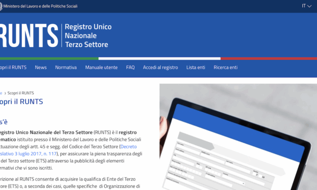 Fondazione Auxilium iscritta al RUNTS