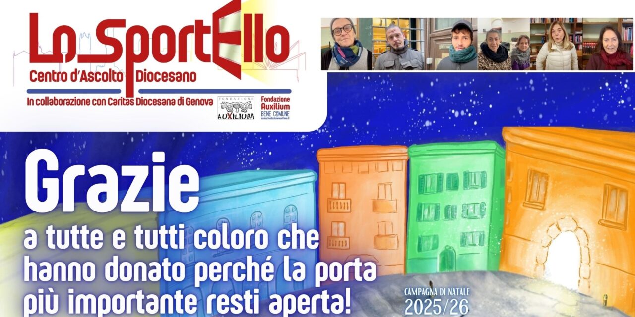 Lo Sportello: i risultati della campagna di Natale 2025