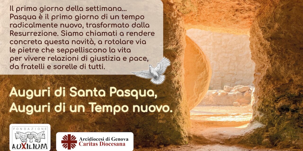 Auguri di Santa Pasqua, Auguri di un Tempo nuovo.