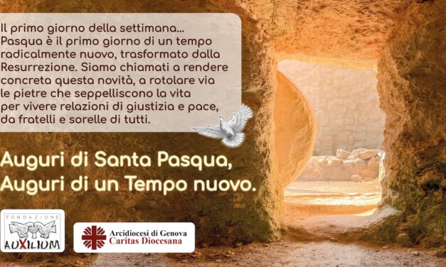 Auguri di Santa Pasqua, Auguri di un Tempo nuovo.
